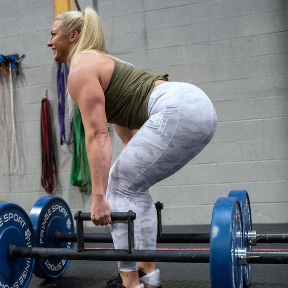 Jekyllhyde Apparel Camo Leggings in White & Grey Size XL - Picture 3 of 12